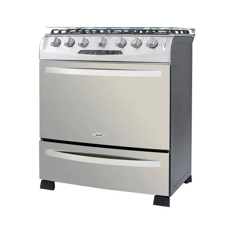 ITSA |HA-OREGANO 76 ULTRA INOX COCINA - 6 QUEMADORES - HACEB PANEL DIGITAL
