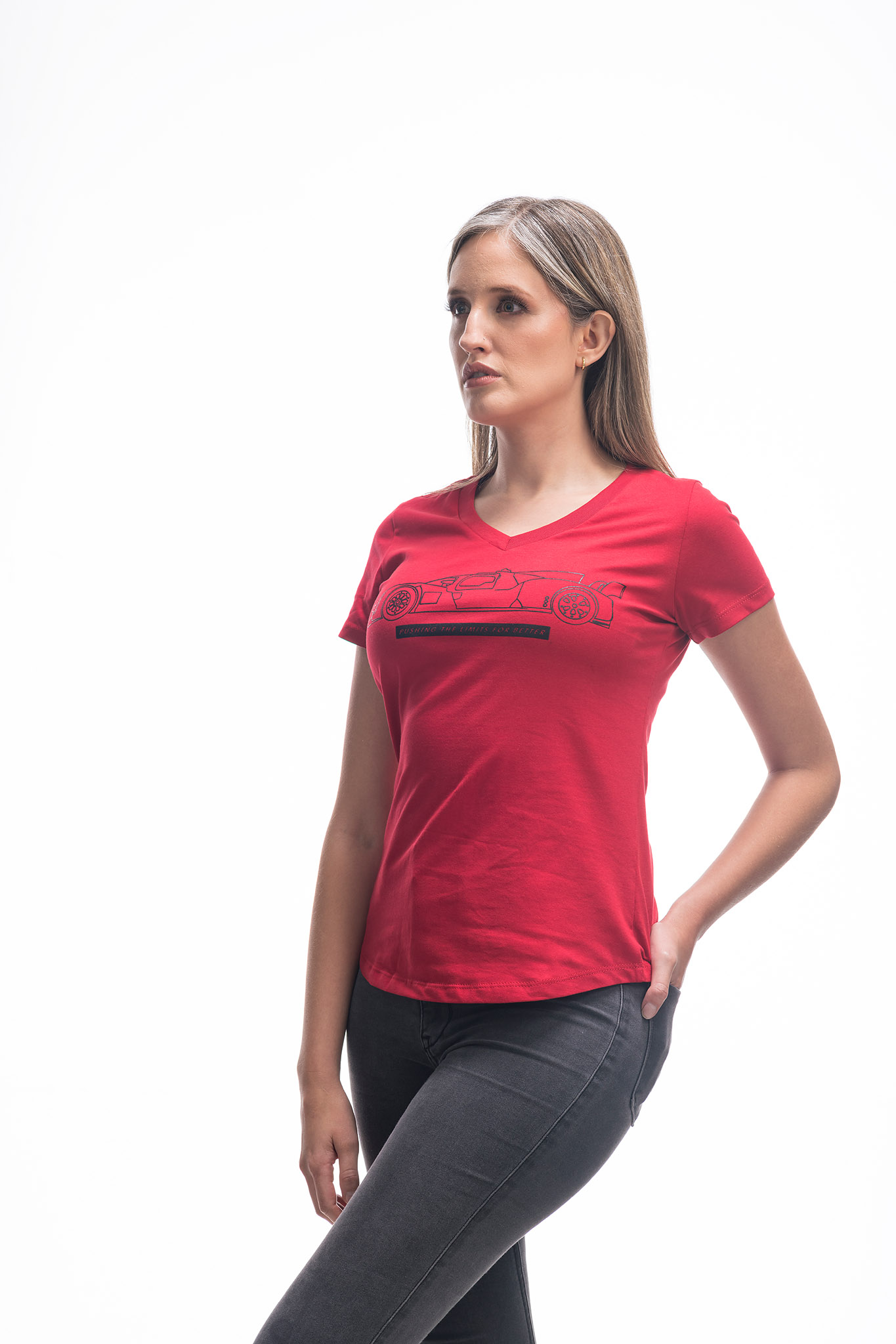 ITSA T0203LM CAMISETA B SICA GR ROJA MUJER LARGE